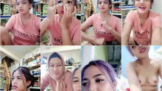 Cewek ini Lagi Jaga Warung Tapi Live Colmek