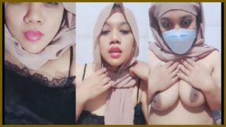 Host Ameena Hijab Sange Live Colmek Melet