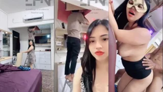 Calista Prank Kang Service AC Ngewe Crot di Perut