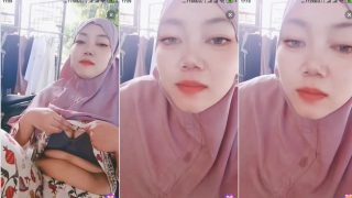 Putri aja Hijab irt Eksib Tipis-Tipis Dulu