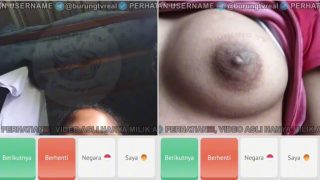OmeTV Abg Baju Merah Toket Bulat Spill Memek