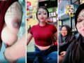 Almira Hijab pap TOGE di Konter HP
